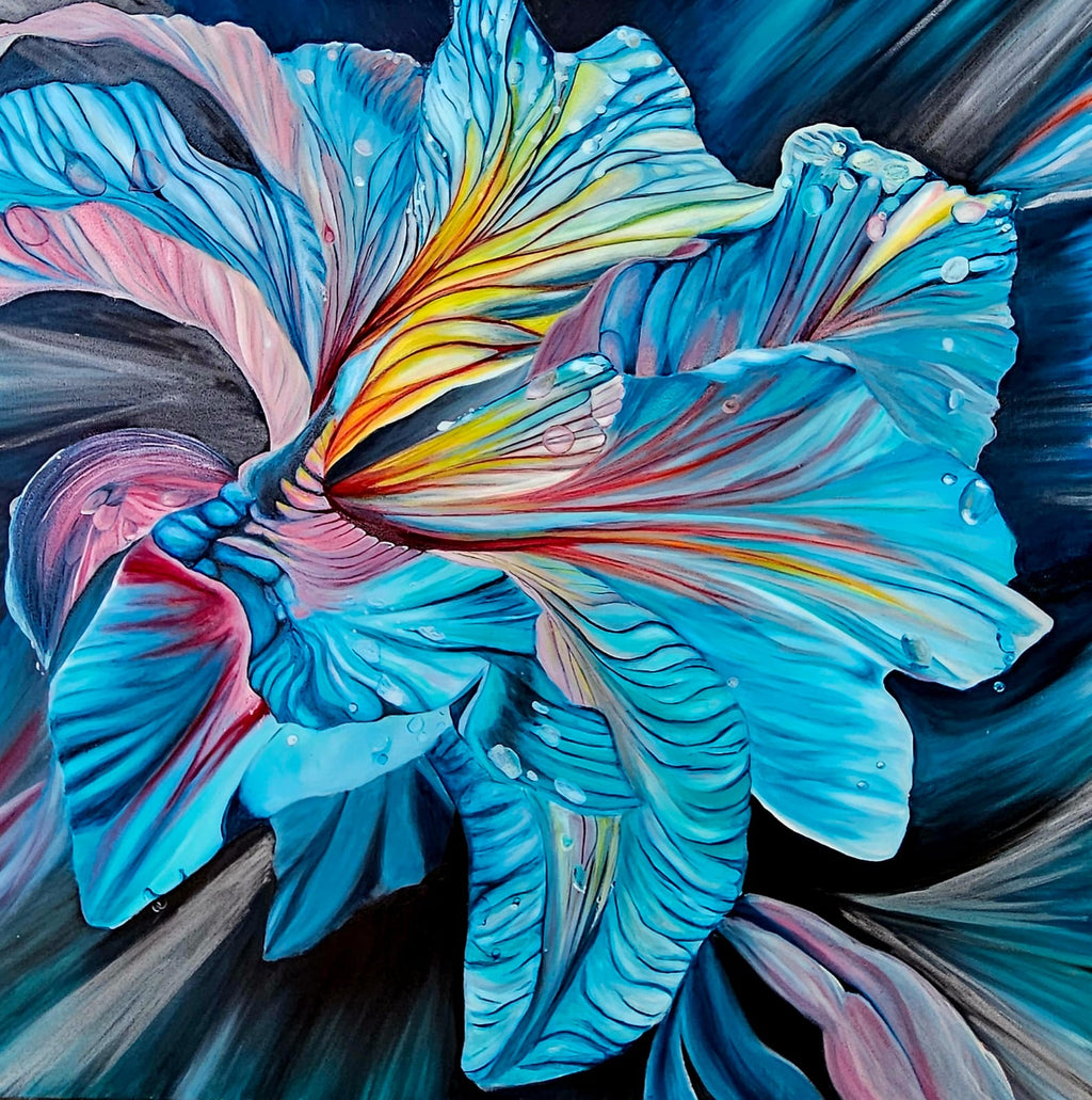"Channel" — Original Oil on Canvas | Flowers: New Earth Collection