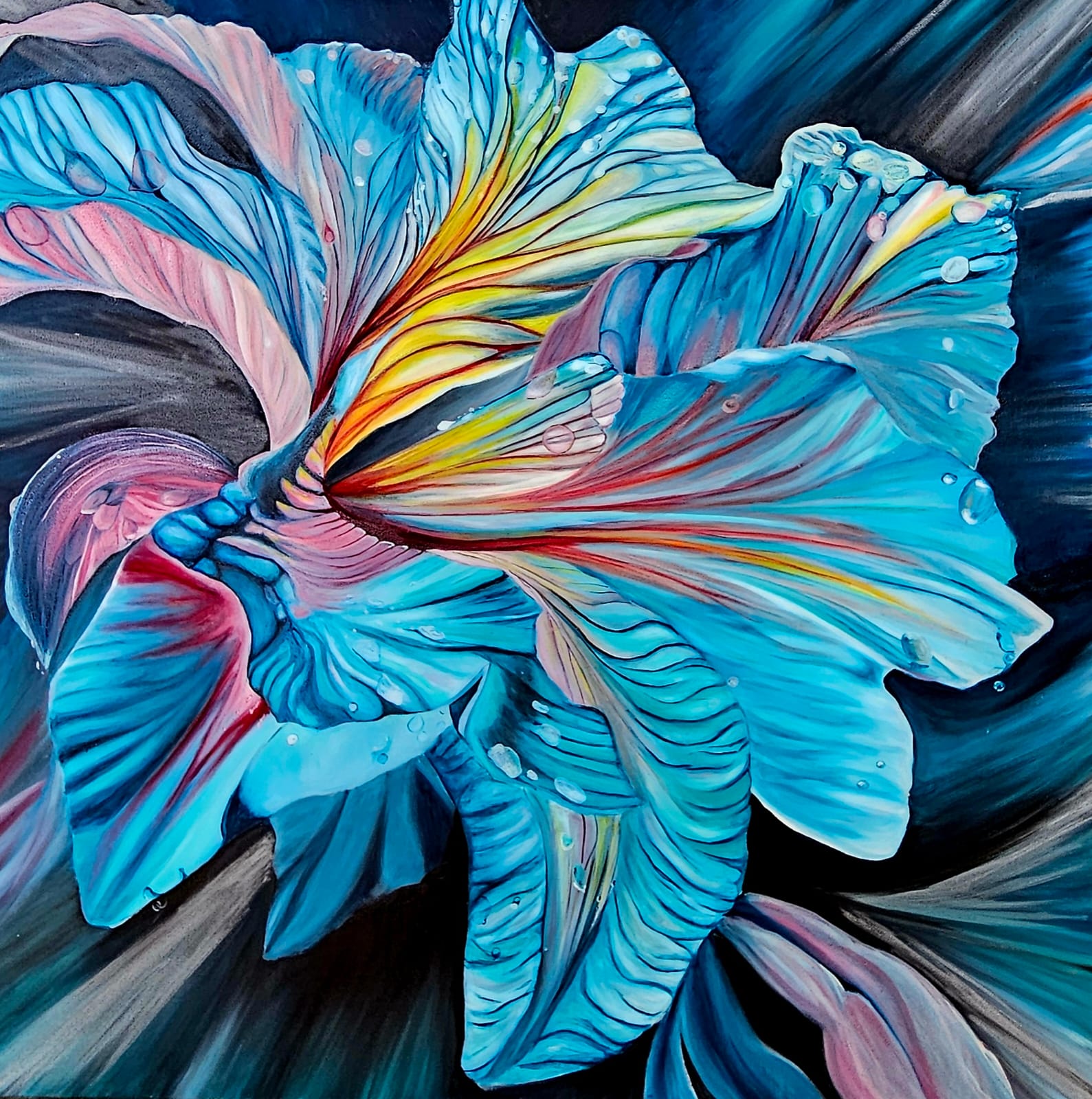 "Channel" — Original Oil on Canvas | Flowers: New Earth Collection